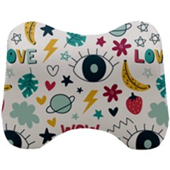 Love Pattern Head Support Cushion by Proyonanggan