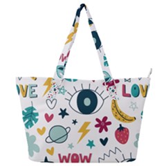 Love Pattern Full Print Shoulder Bag by Proyonanggan