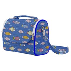 Sea Fish Blue Submarine Animal Satchel Shoulder Bag by Proyonanggan