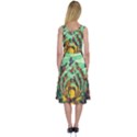 Monkey Tiger Bird Parrot Forest Jungle Style Midi Sleeveless Dress View2