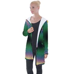 Abstract Patterns Longline Hooded Cardigan by Bangk1t