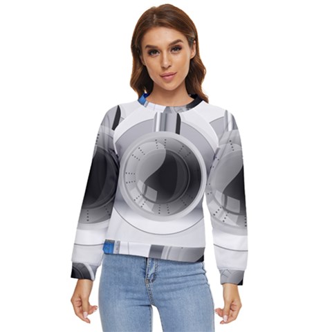 Washing Machines Home Electronic Women s Long Sleeve Raglan Tee by pakminggu