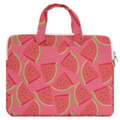 Watermelon Background Watermelon Wallpaper Macbook Pro 16  Double Pocket Laptop Bag  by pakminggu