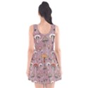 Mushrooms Autumn Fall Pattern Seamless Decorative Scoop Neck Skater Dress View2