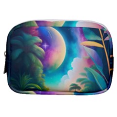 Jungle Moon Light Plants Space Make Up Pouch (small) by Ravend