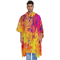 Various Colors Men s Hooded Rain Ponchos by artworkshop