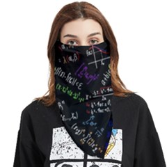 Mathematics  Physics Maths Math Pattern Face Covering Bandana (triangle) by Grandong