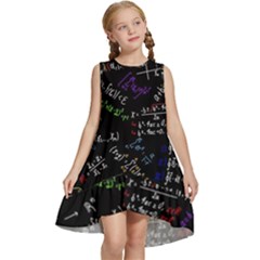 Mathematics  Physics Maths Math Pattern Kids  Frill Swing Dress by Grandong