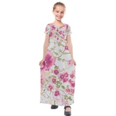  Kids  Short Sleeve Maxi Dress by AXCiSS