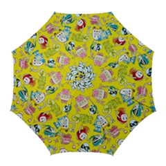 Robot Pattern Golf Umbrellas by Grandong