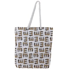 Sketchy Bear Kiddos Full Print Rope Handle Tote (large) by dflcprintsclothing