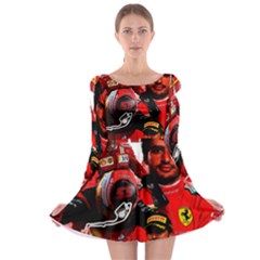 Carlos Sainz Long Sleeve Skater Dress by Boster123