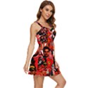 Carlos Sainz Ruffle Edge Bra Cup Chiffon Mini Dress View3