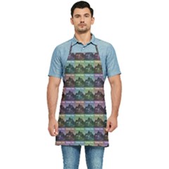 Inspirational Think Big Concept Pattern Kitchen Apron by dflcprintsclothing