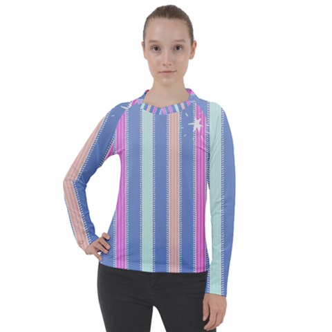  Women s Pique Long Sleeve Tee by AXCiSS