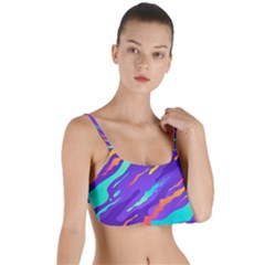 Multicolored-abstract-background Layered Top Bikini Top  by pakminggu