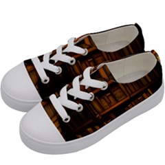 Books Library Kids  Low Top Canvas Sneakers by uniart180623