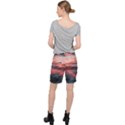 Ocean Waves Sunset Women s Pocket Shorts View2