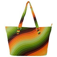 Swirl Abstract Twirl Wavy Wave Pattern Full Print Shoulder Bag by pakminggu
