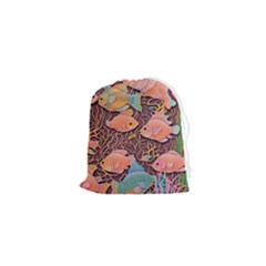 Tropical Fish Drawstring Pouch (xs) by uniart180623