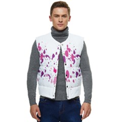 Blot-01  Men s Button Up Puffer Vest	 by nateshop