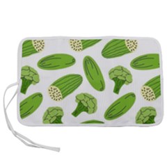 Vegetable Pattern With Composition Broccoli Pen Storage Case (m) by pakminggu