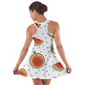 Seamless Background Pattern with Watermelon Slices Cotton Racerback Dress View2