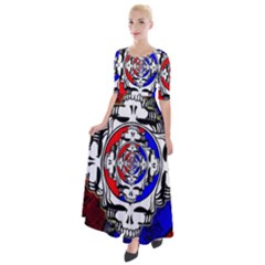 The Grateful Dead Half Sleeves Maxi Dress by Grandong