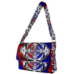 The Grateful Dead Full Print Messenger Bag (l) by Grandong