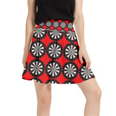 Darts-dart-board-board-target-game Waistband Skirt by Bedest