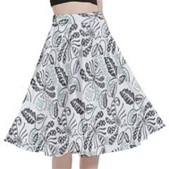 Batik Klasik In Indonesia A-line Full Circle Midi Skirt With Pocket by nateshop