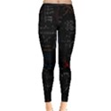 Math Mathematics Pattern Inside Out Leggings View3