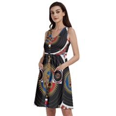 The Grateful Dead Sleeveless Dress With Pocket by Cowasu