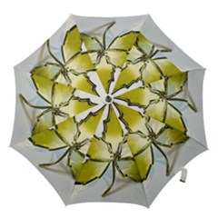 Life Is Beautiful And Green Hook Handle Umbrellas (large) by Humidesigner786