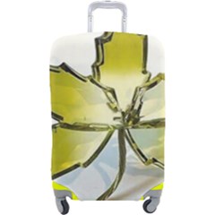 Life Is Beautiful And Green Luggage Cover (large) by Humidesigner786