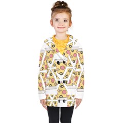 Pizza-slice-food-italian Kids  Double Breasted Button Coat by Cowasu