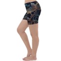 Forest Mushroom Wood Lightweight Velour Yoga Shorts View2