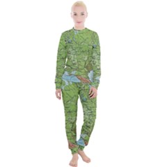 Map Earth World Russia Europe Women s Lounge Set by Bangk1t