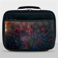 Peacock Feather Bird Lunch Bag by Bedest
