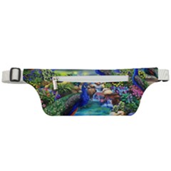 Peacocks  Fantasy Garden Active Waist Bag by Bedest