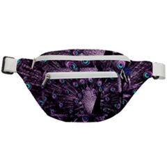 Purple Peacock Fanny Pack by Bedest