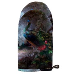 Peacock Art Painting Microwave Oven Glove by Ndabl3x