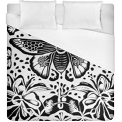 Moth Duvet Cover (king Size) by Valentinaart