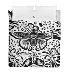 Moth Duvet Cover Double Side (full/ Double Size) by Valentinaart