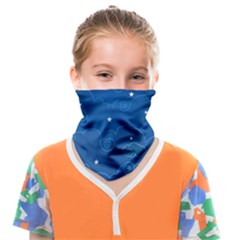 Sky Night Moon Clouds Crescent Face Covering Bandana (kids) by Proyonanggan