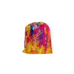 Abstract Design Calorful Drawstring Pouch (xs) by nateshop