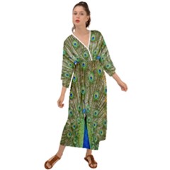 Peacock,army 1 Grecian Style  Maxi Dress by nateshop