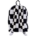 Black White Chess Board Travelers  Backpack View3