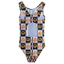 Chess Halloween Pattern Kids  Cut-Out Back One Piece Swimsuit View2