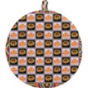 Chess Halloween Pattern Round Trivet View1